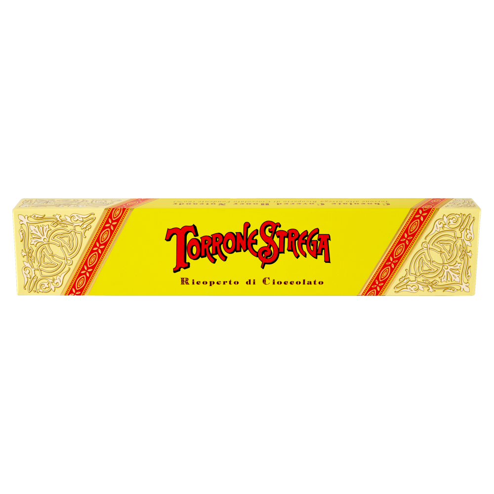 Torrone Strega Nougat - Ricoperto di Cioccolato