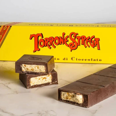 Torrone Strega Nougat - Ricoperto di Cioccolato
