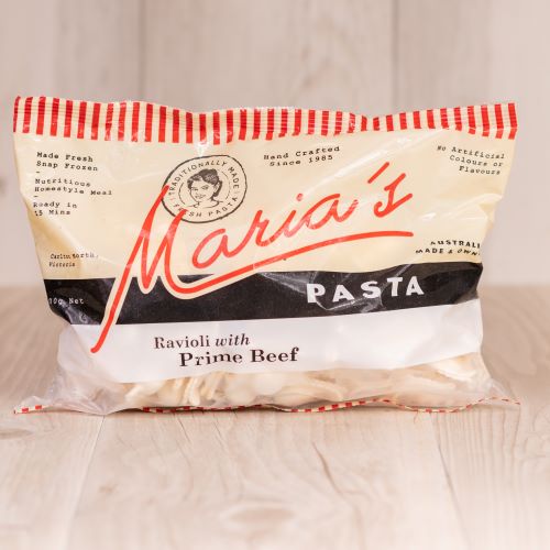 Maria's Pasta Beef Ravioli