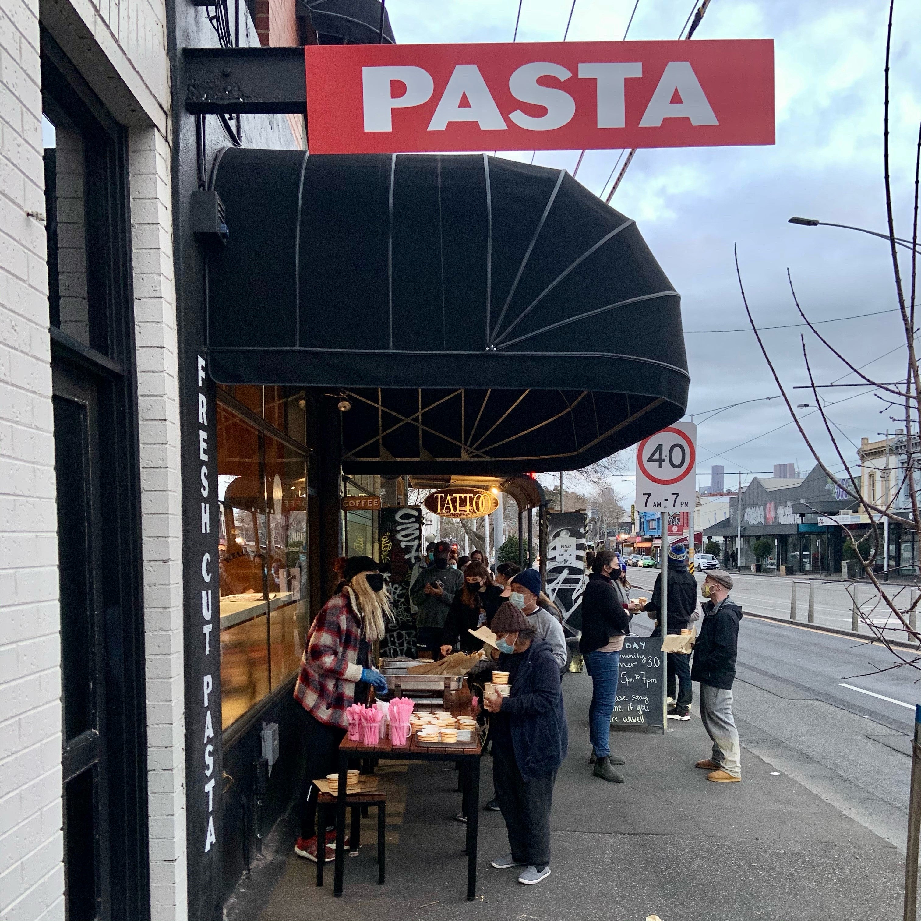 Maria's Pasta Melbourne community dinner