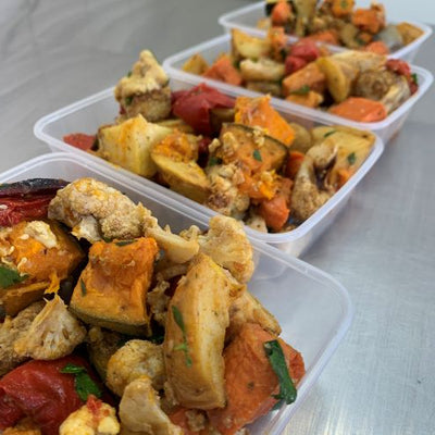 Roast veggie salad