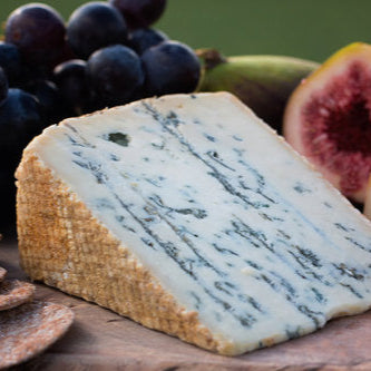 Blue cheese on a cheeseboard