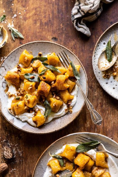 Maria’s Gnocchi with Roasted Pumpkin and Goat’s Cheese