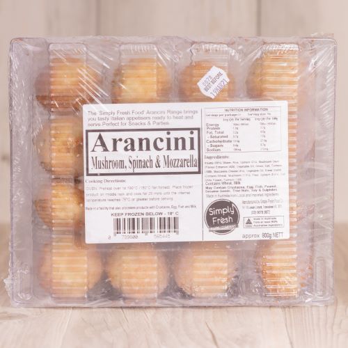 Mini Arancini Mushroom, Spinach & Mozzarella