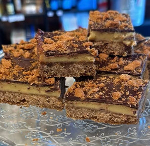 Biscoff Caramel Chocolate Slice