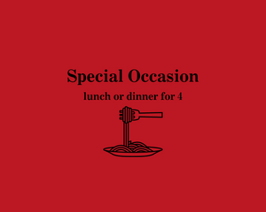 Special Occasion Lunch or Dinner for Four