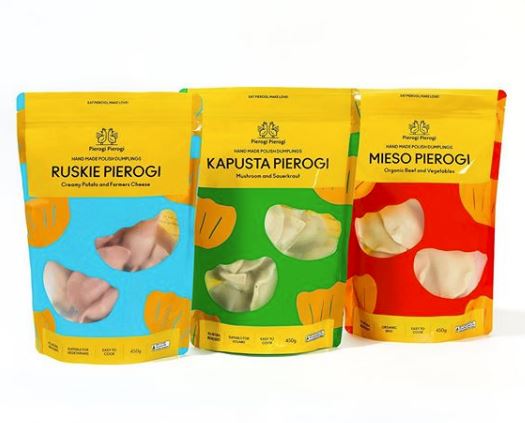 Three pre-packaged pasta