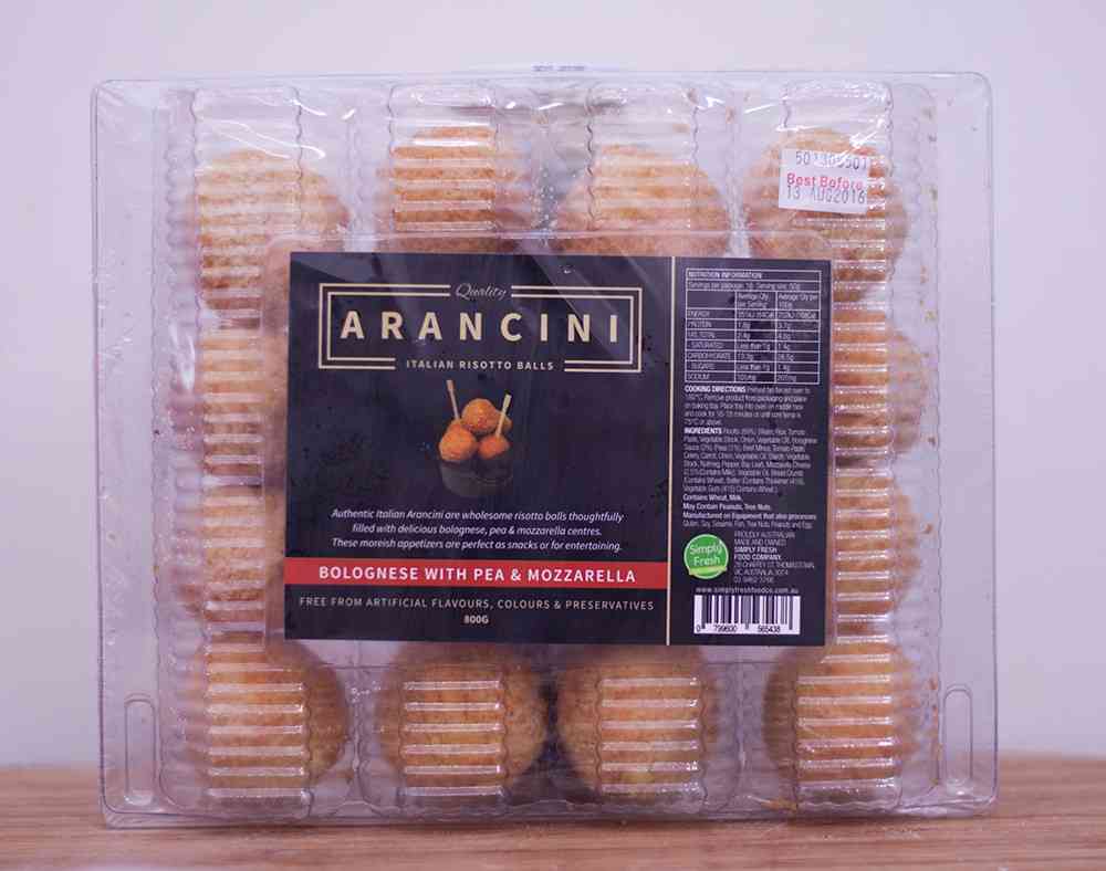 Arancini risotto balls