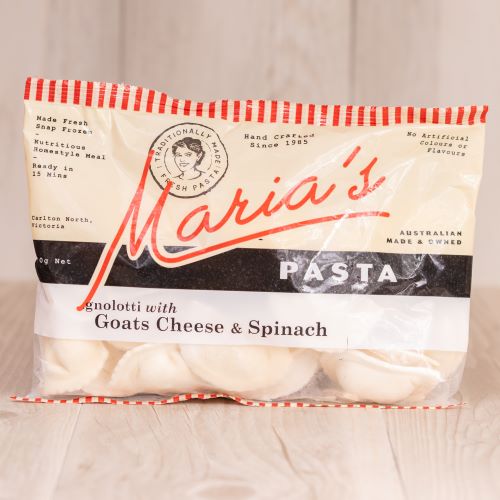 Maria's Pasta Goats Cheese Spinach Ravioli