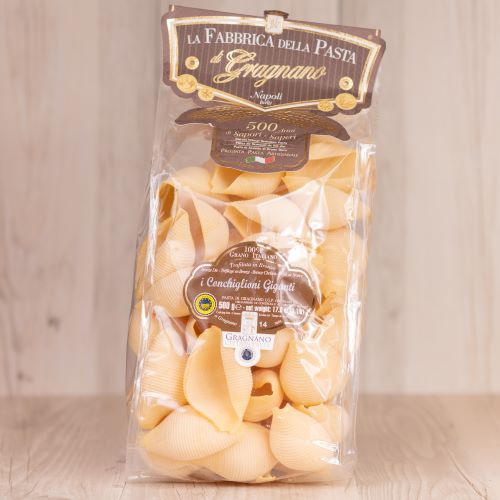 shell pasta packaged