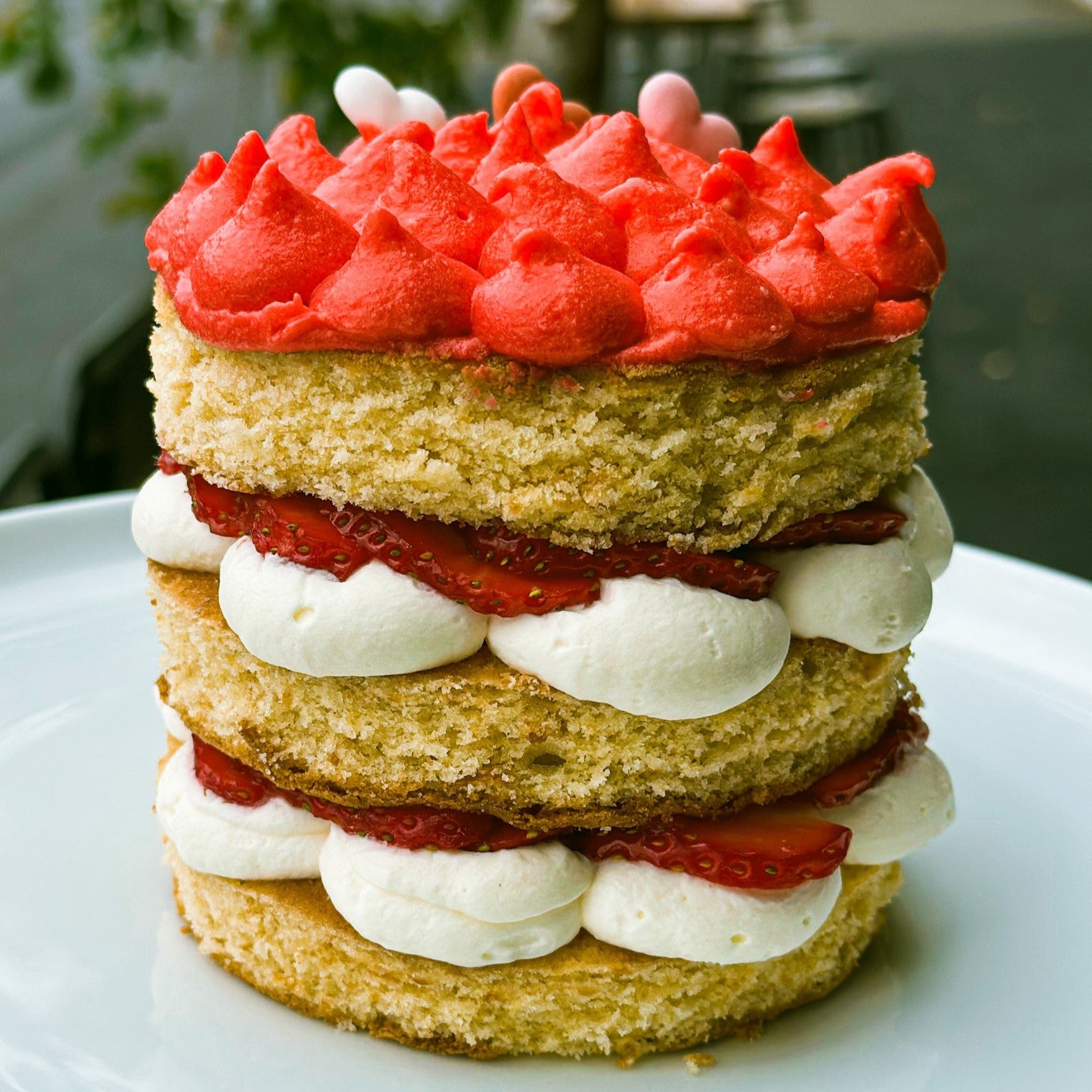 Handmade Love Cake dessert for valentine's day by Maria's Pasta