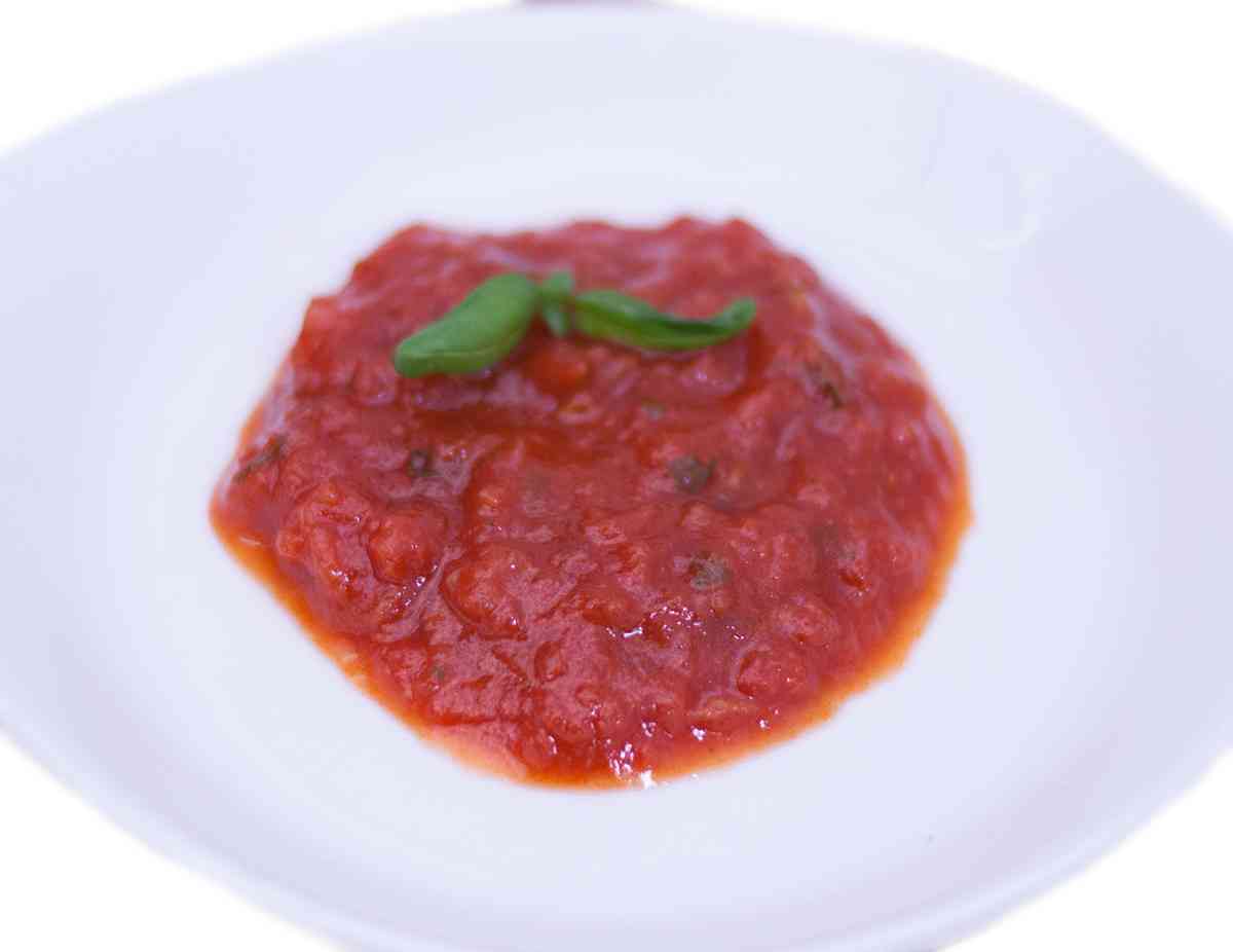 Maria's Pasta freshly made napoli sauce