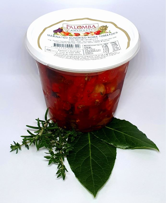 sundried tomatoes in packaging