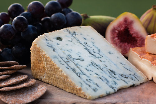 Blue cheese on a cheeseboard