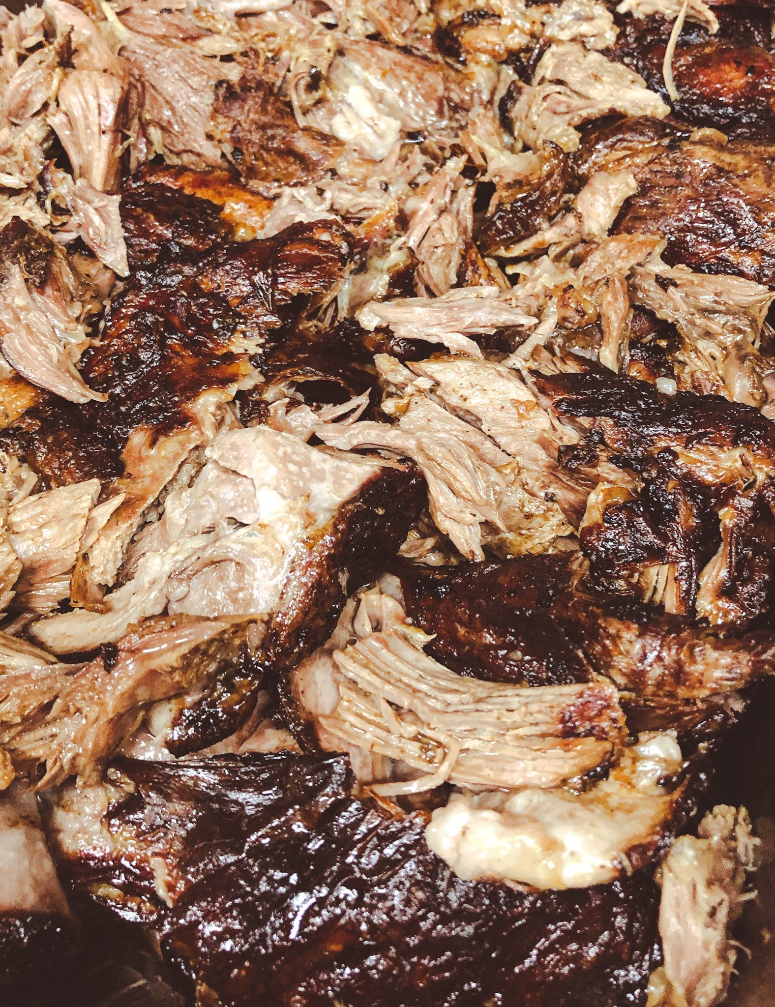 Shredded slow roasted lamb by Maria's Pasta